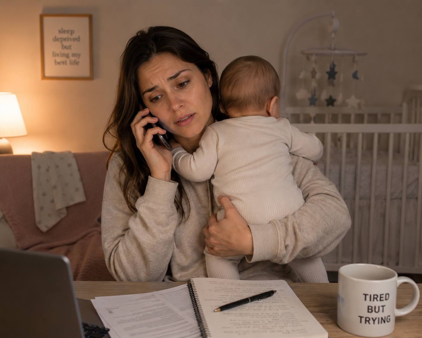 Sleepless mom's need sleep help for you and your baby.